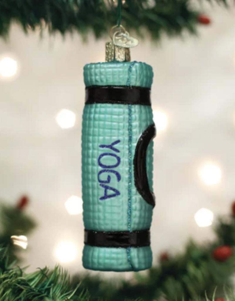 OLD WORLD CHRISTMAS YOGA MAT ORNAMENT