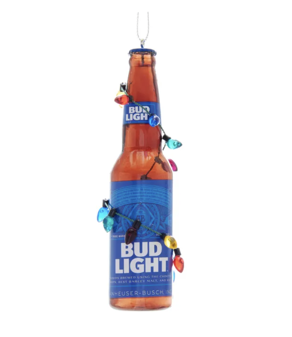 KURT ADLER BUD LIGHT BOTTLE ORNAMENT