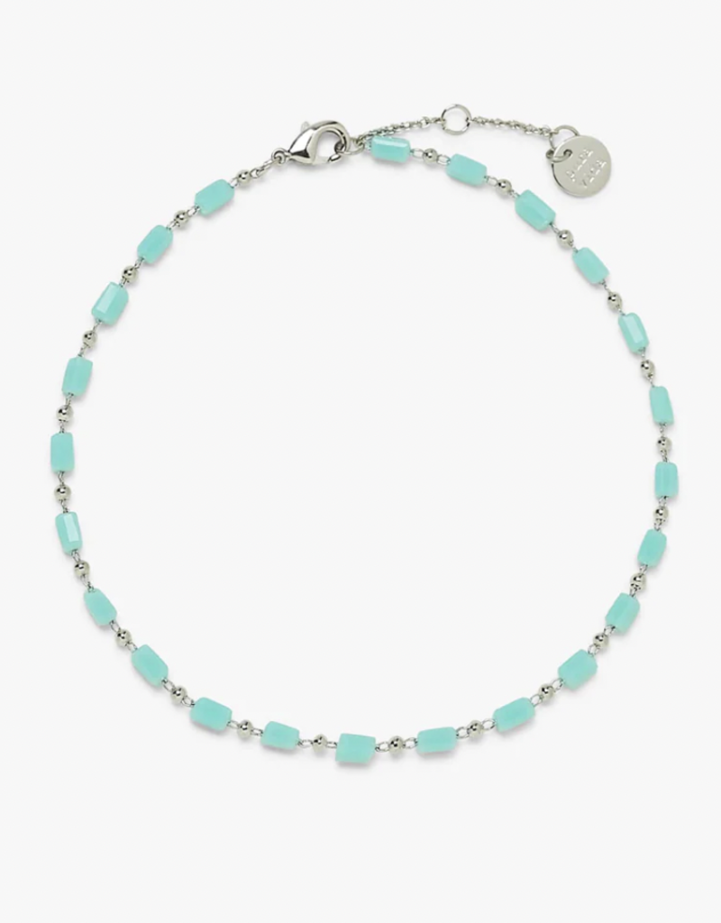 PURAVIDA BLUE SKIES CHAIN ANKLET