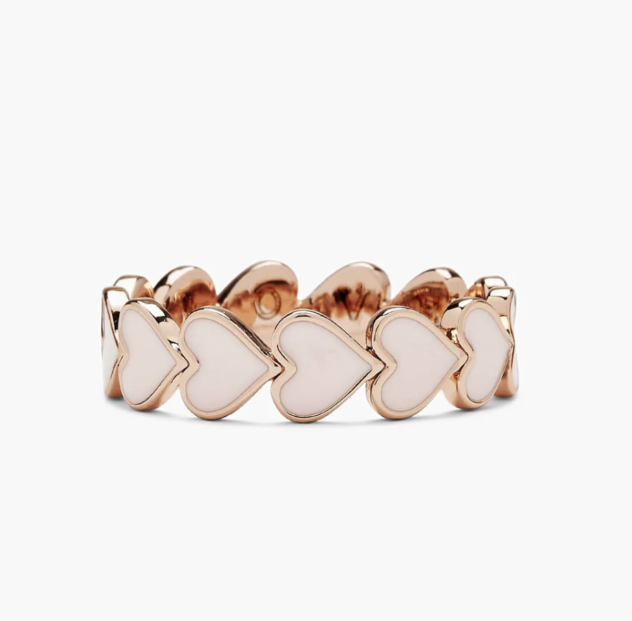 PURAVIDA LOVE HEARTS BAND RING PURAVIDA LOVE HEARTS BAND RING