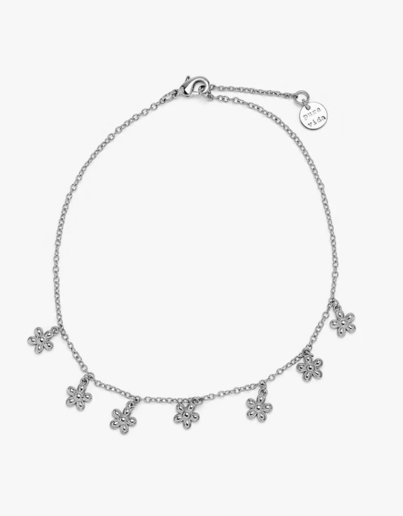PURAVIDA BITTY DAISIES ANKLET