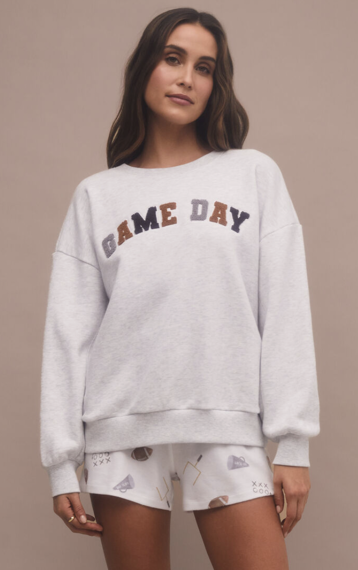 Z SUPPLY OVERSIZED GAME DAY SWEATSHIRT Z SUPPLY OVERSIZED GAME DAY SWEATSHIRT