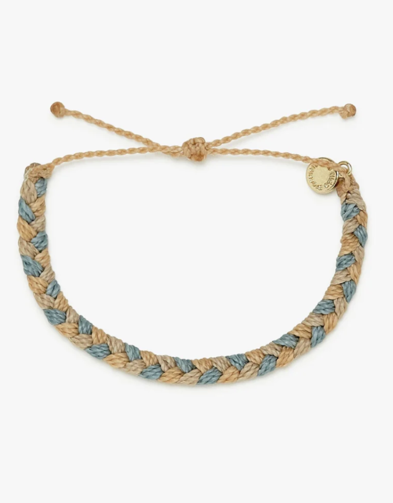 PURAVIDA LARGE BRAIDED BRACELET-GOLD COAST