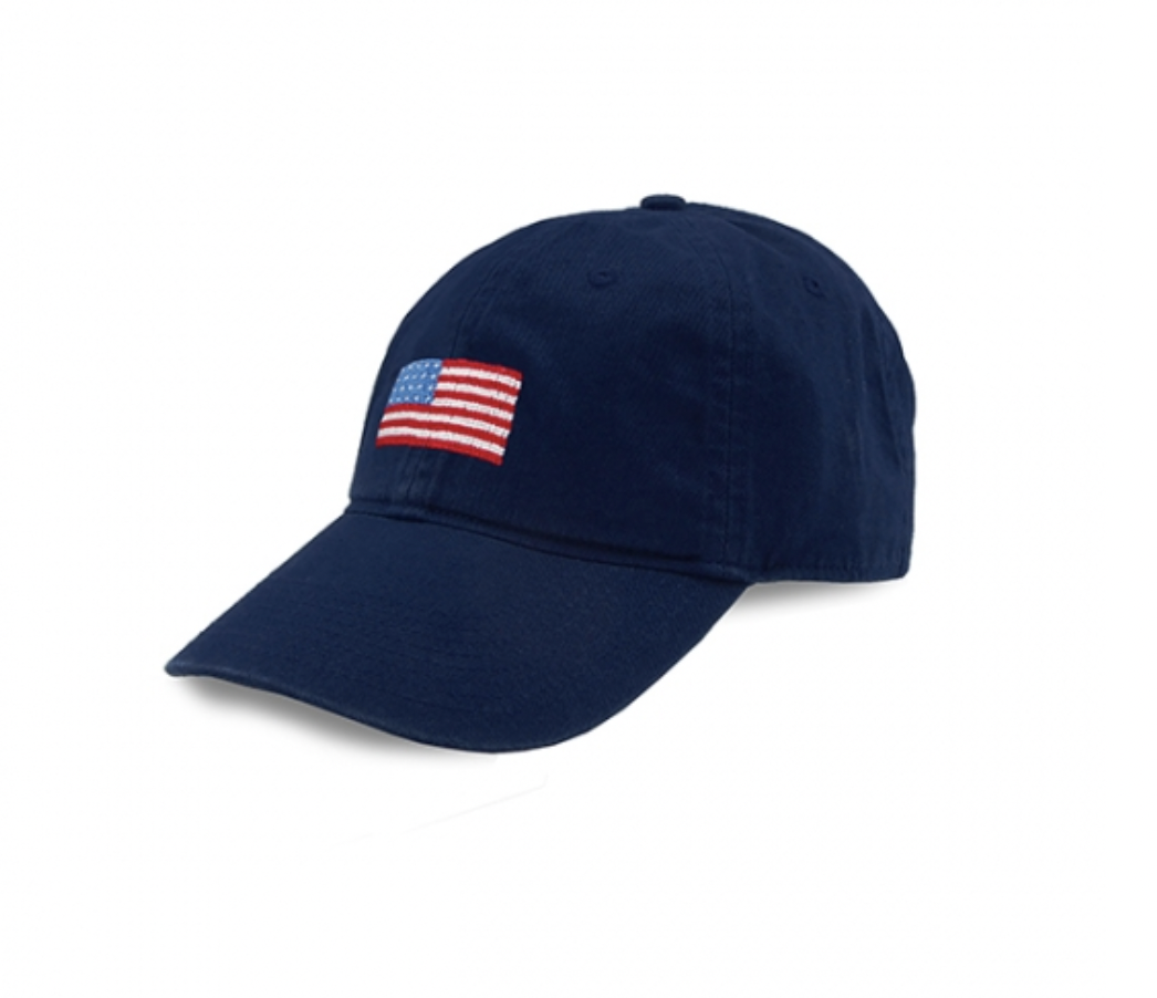 SMATHERS & BRANSON AMERICAN FLAG HAT-NAVY