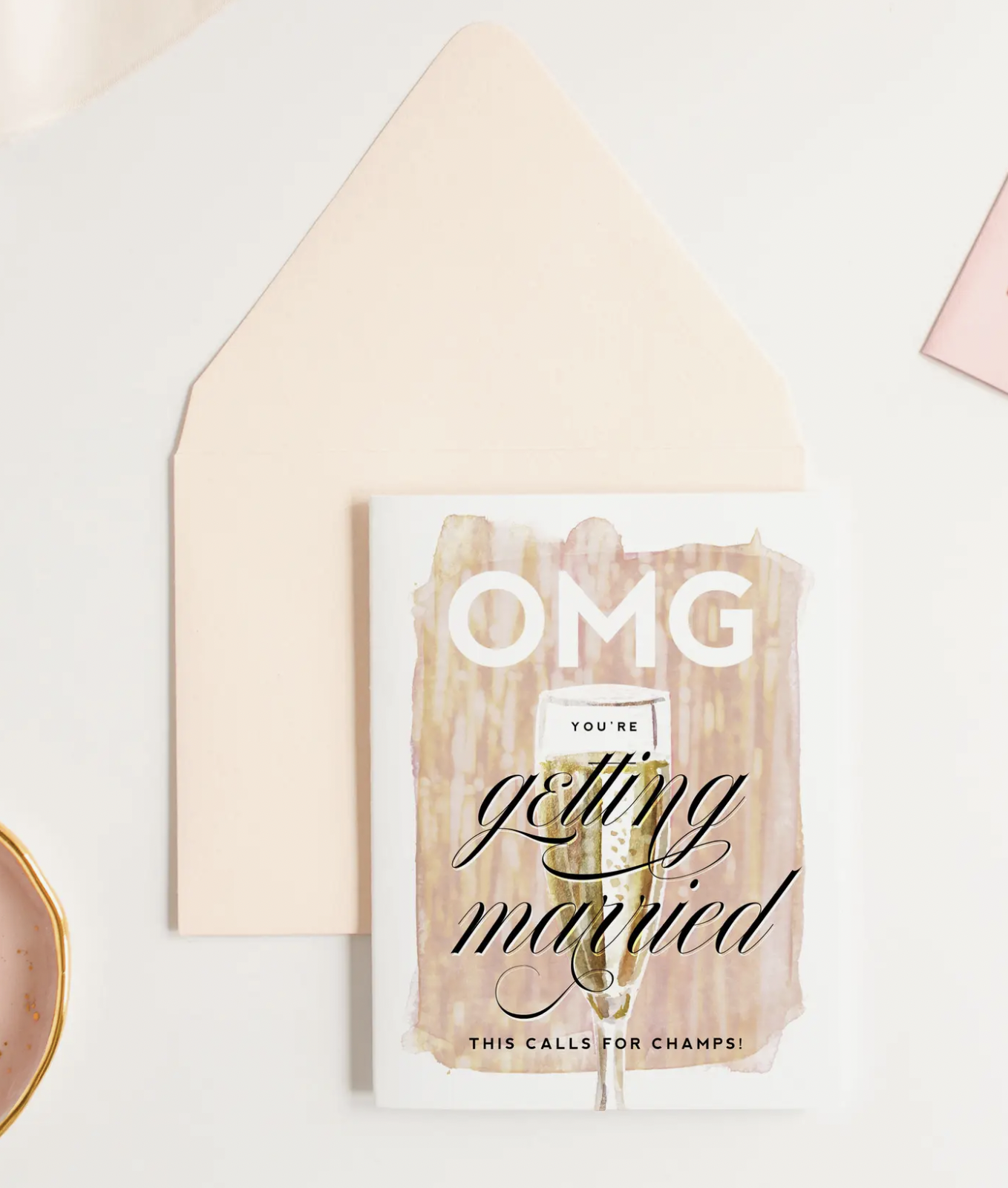 KITTY MEOW OMG YOU'RE GETTING MARRIED CARD KITTY MEOW OMG YOU'RE GETTING MARRIED CARD