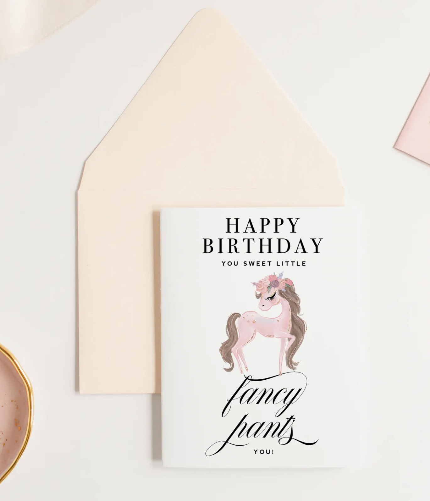 KITTY MEOW FANCY PANTS LITTLE PONY B-DAY CARD KITTY MEOW FANCY PANTS LITTLE PONY B-DAY CARD