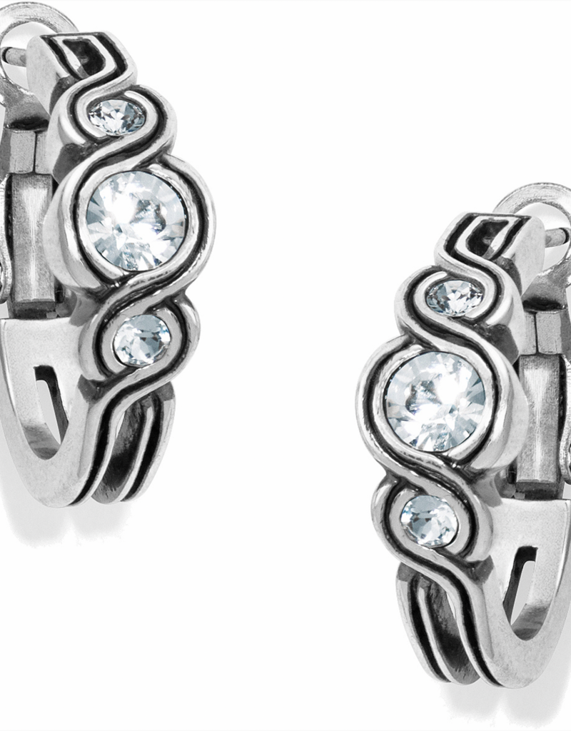 BRIGHTON Infinity Sparkle Hoop Earrings