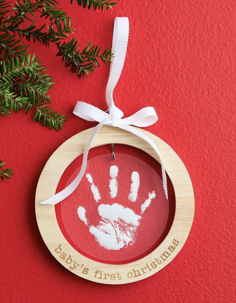 MUD PIE BABY'S FIRST HANDPRINT ORNAMENT KIT