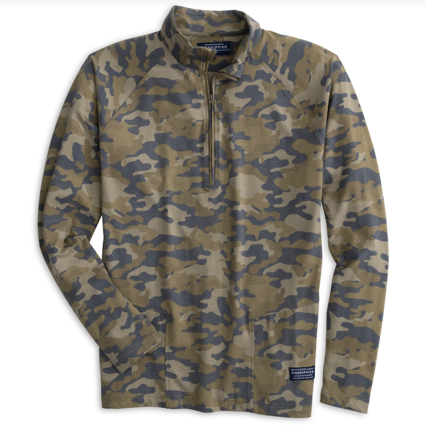 FISH HIPPIE CEDAR ISLAND PULLOVER-OLD SCHOOL CAMO FISH HIPPIE CEDAR ISLAND PULLOVER-OLD SCHOOL CAMO