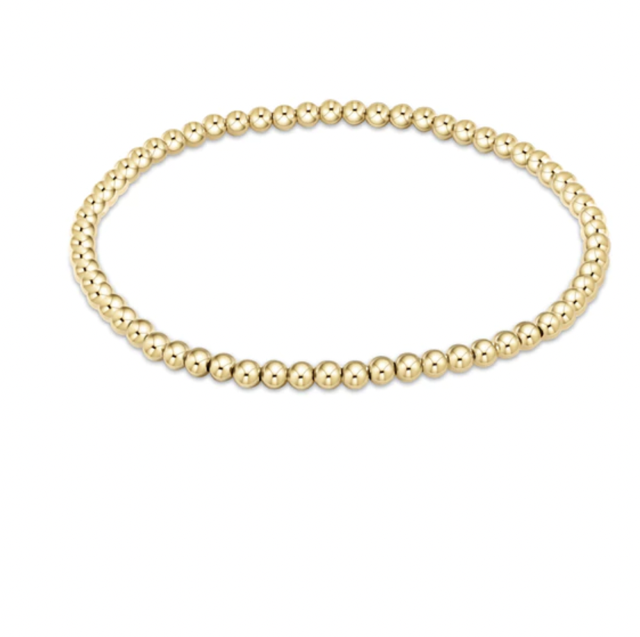 ENEWTON EGIRL CLASSIC GOLD 3MM BEAD BRACELET