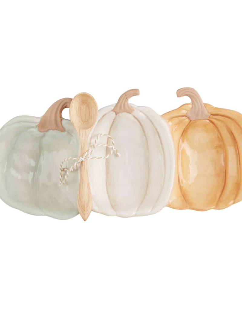 MUD PIE PUMPKIN TRIPLE DISH SET