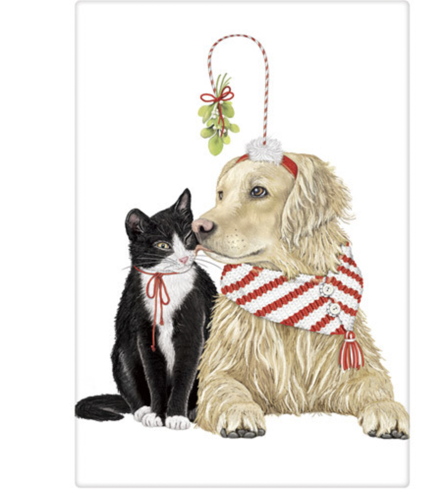 MISTLETOE PETS BAGGED TOWEL