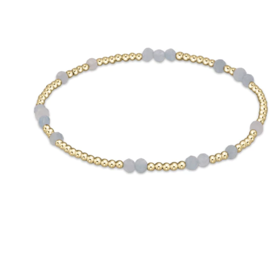 ENEWTON HOPE UNWRITTEN GEMSTONE BRACELET - AQUAMARINE