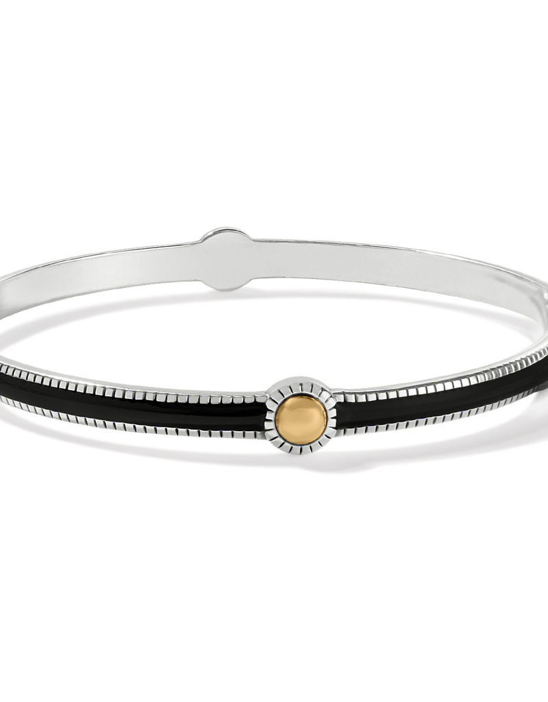 BRIGHTON INTERLOK NOIR SLIM BANGLE