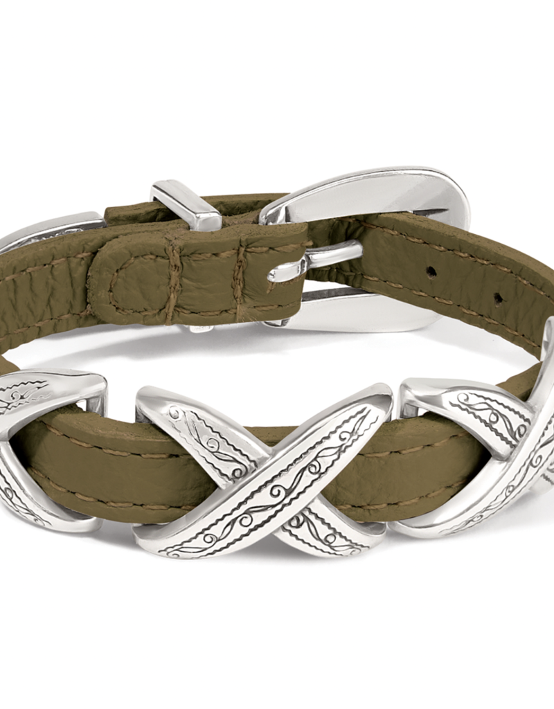 Brighton Kriss Kross Etched Bandit Bracelet