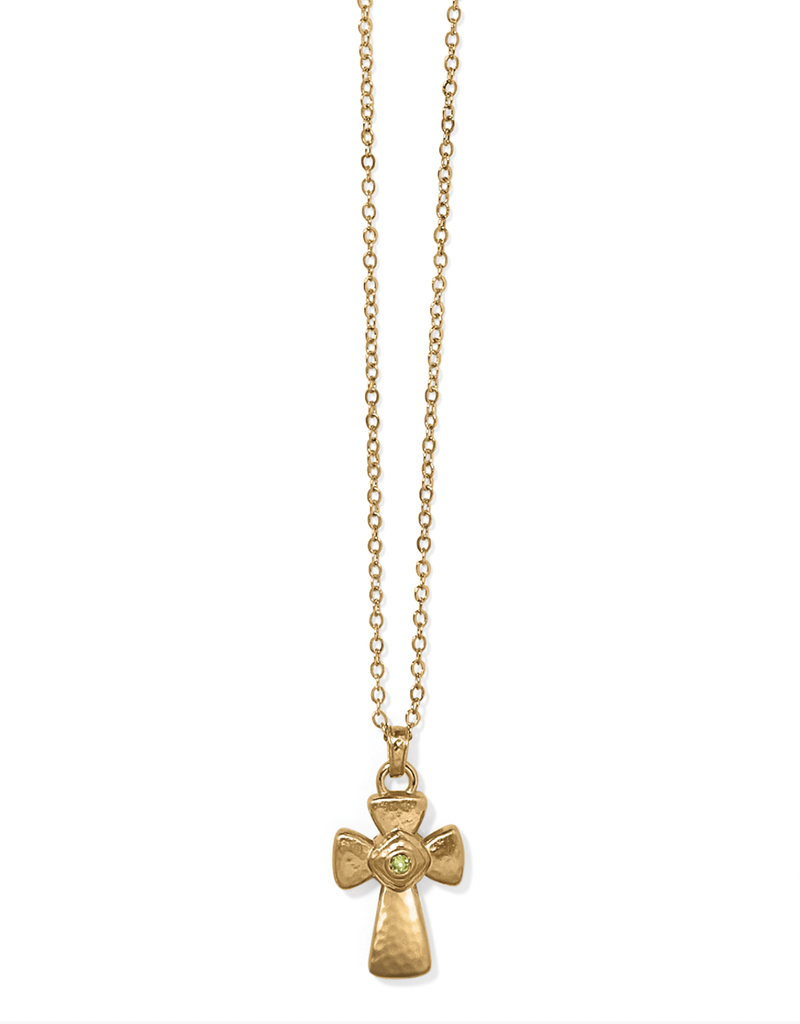 BRIGHTON Majestic Royal Cross Reversible Necklace