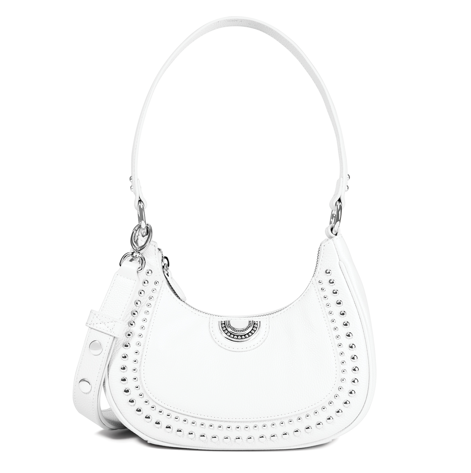 BRIGHTON JEM CONVERTIBLE SHOULDER BAG-WHITE