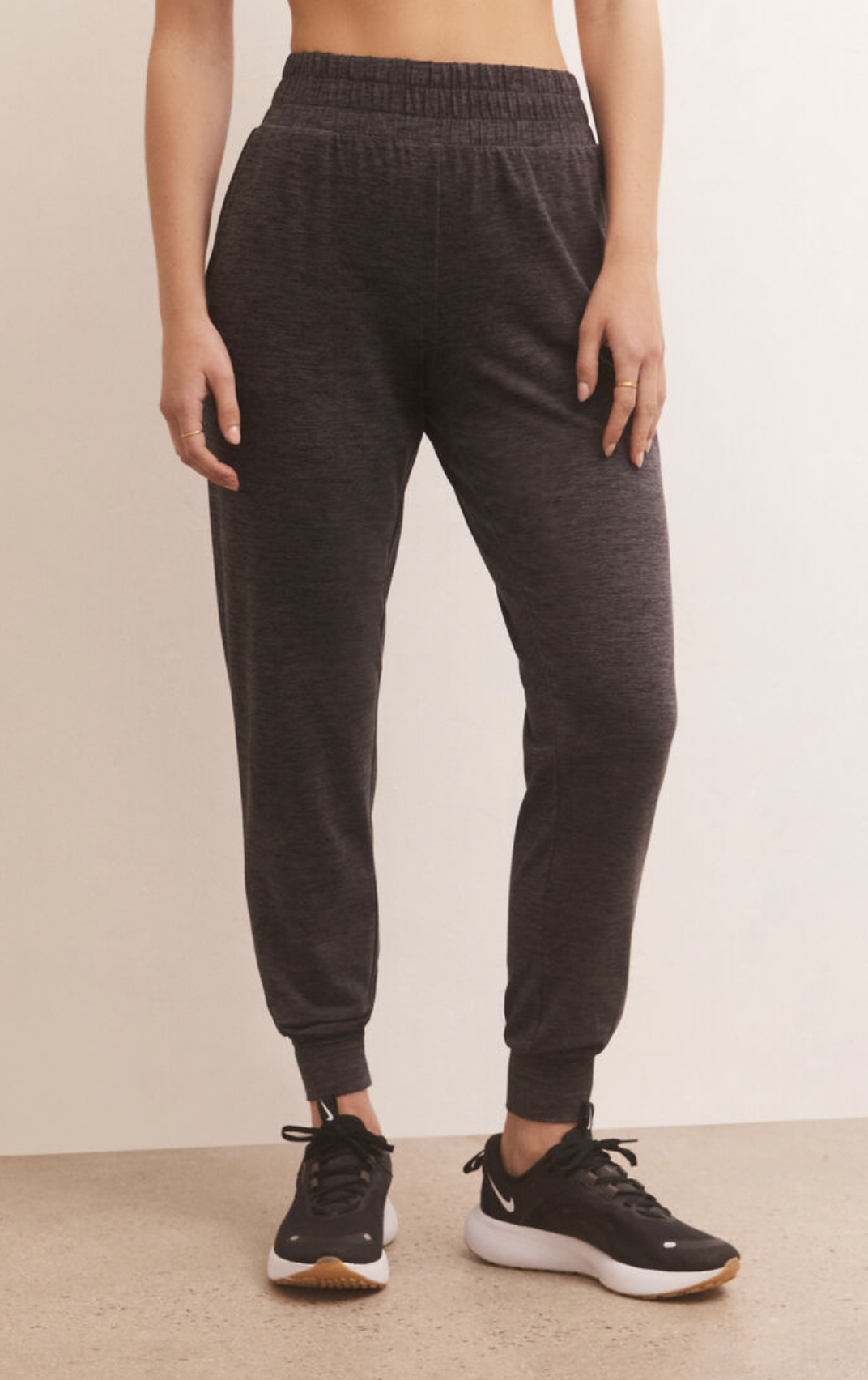 Z SUPPLY ULTRA SOFT DAYTIME JOGGER-HEATHER BLACK Z SUPPLY ULTRA SOFT DAYTIME JOGGER-HEATHER BLACK