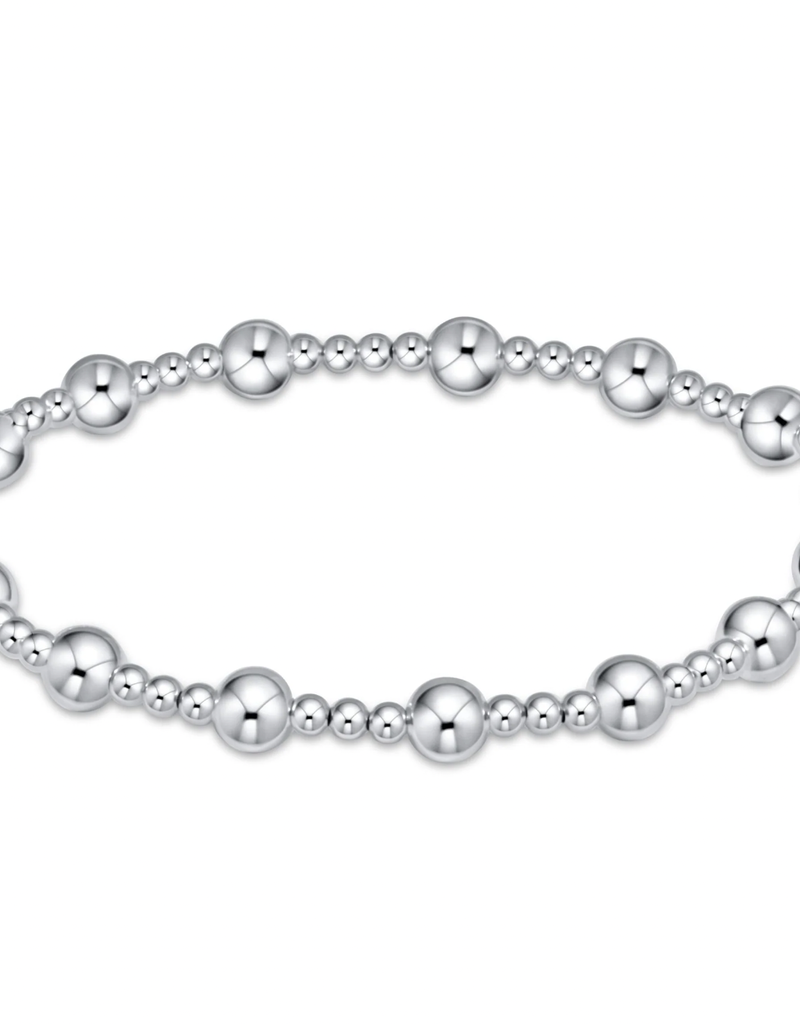 ENEWTON CLASSIC SINCERITY PATTERN 5MM BEAD BRACELET- STERLING