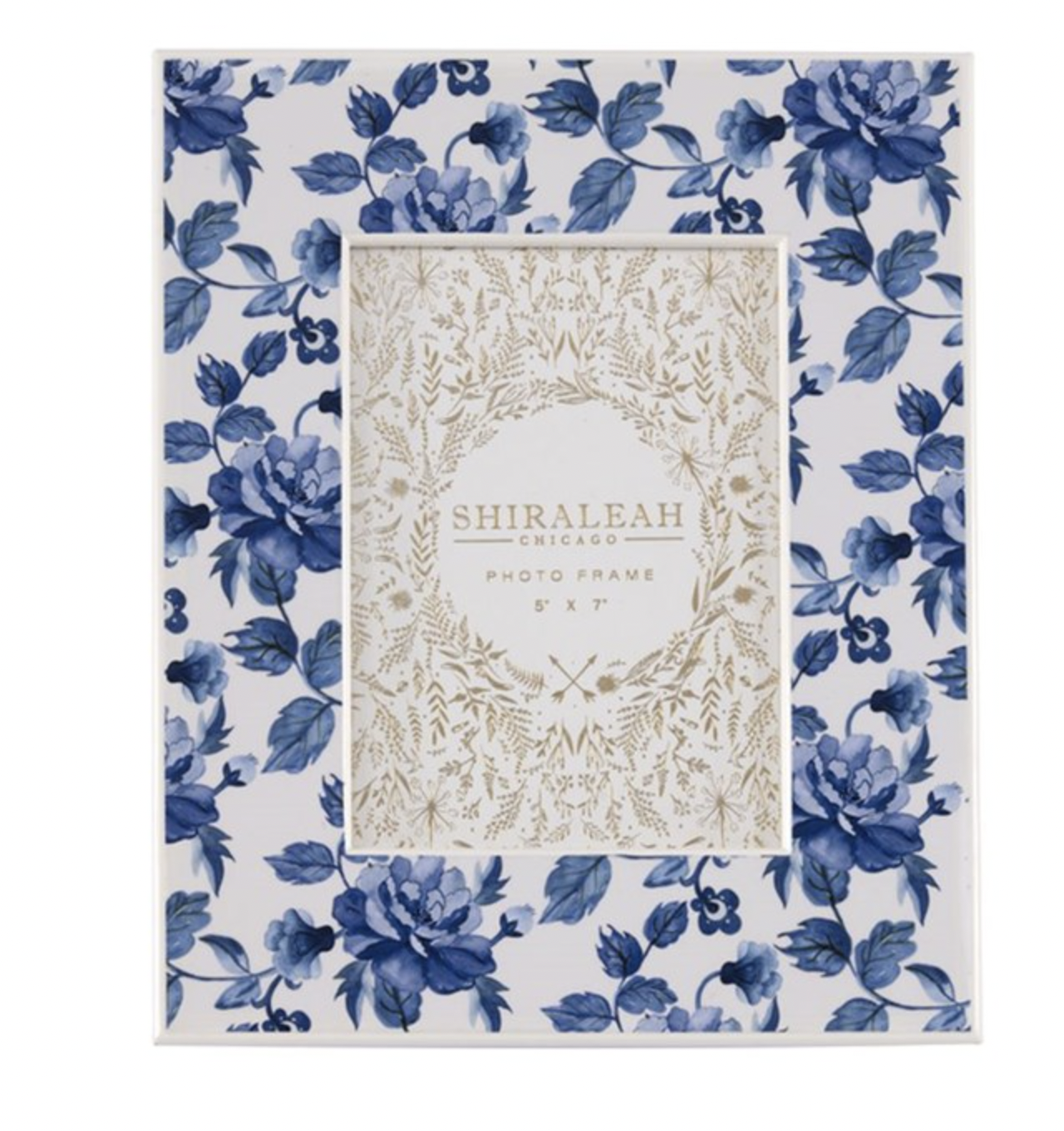 Shiraleah Eden floral 5x7 frame- blue Shiraleah Eden floral 5x7 frame- blue