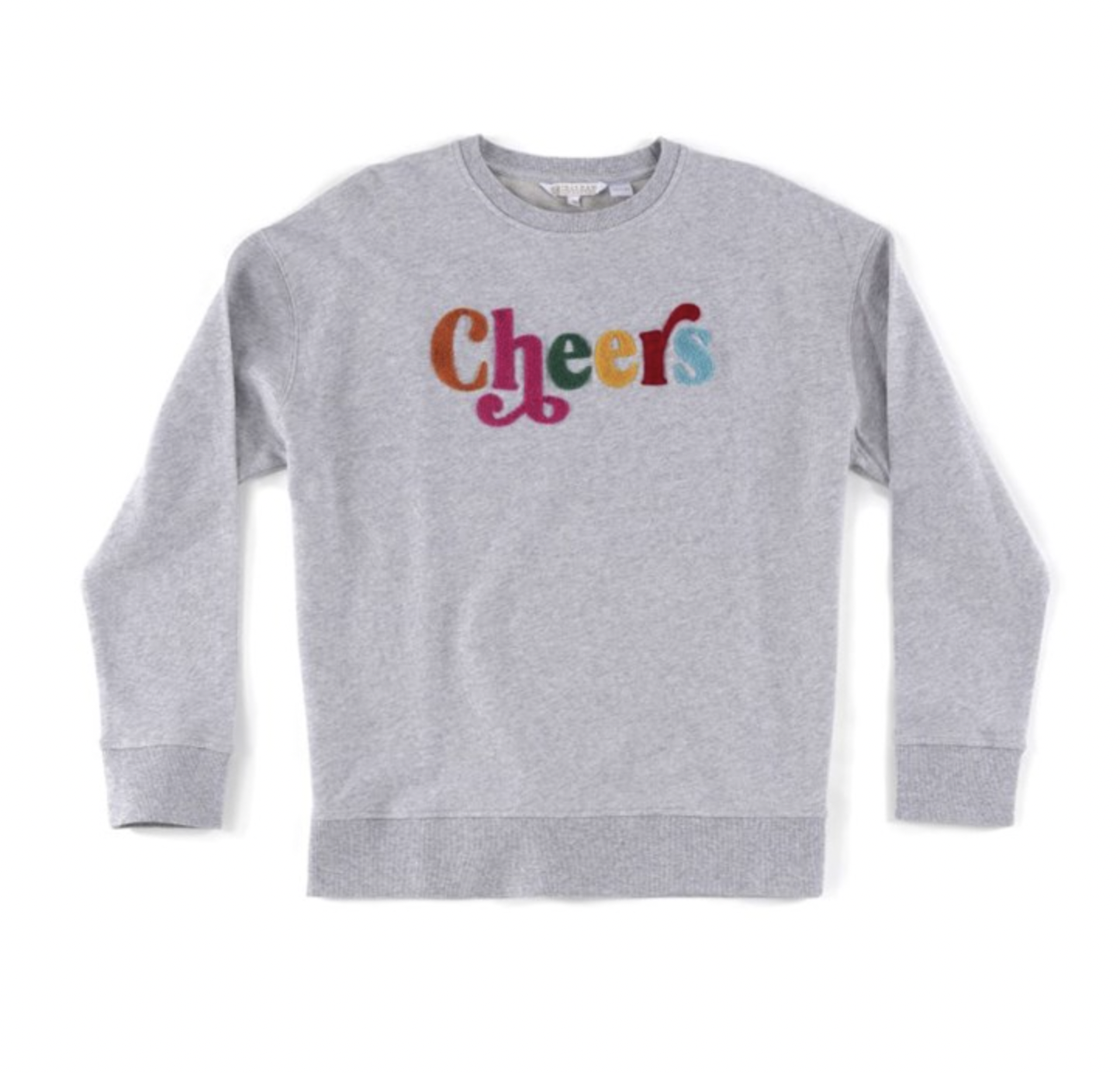 Shiraleah CHEERS SWEATSHIRT- GREY