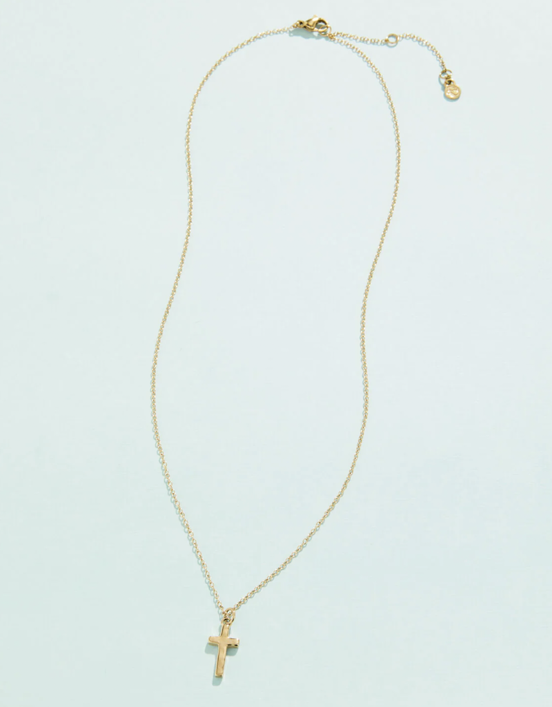 SPLASH CROSS NECKLACE 17"