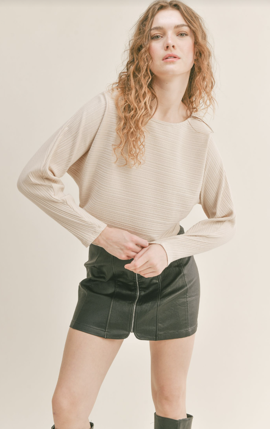 SADIE & SAGE PENELOPE BOAT NECK TOP SADIE & SAGE PENELOPE BOAT NECK TOP