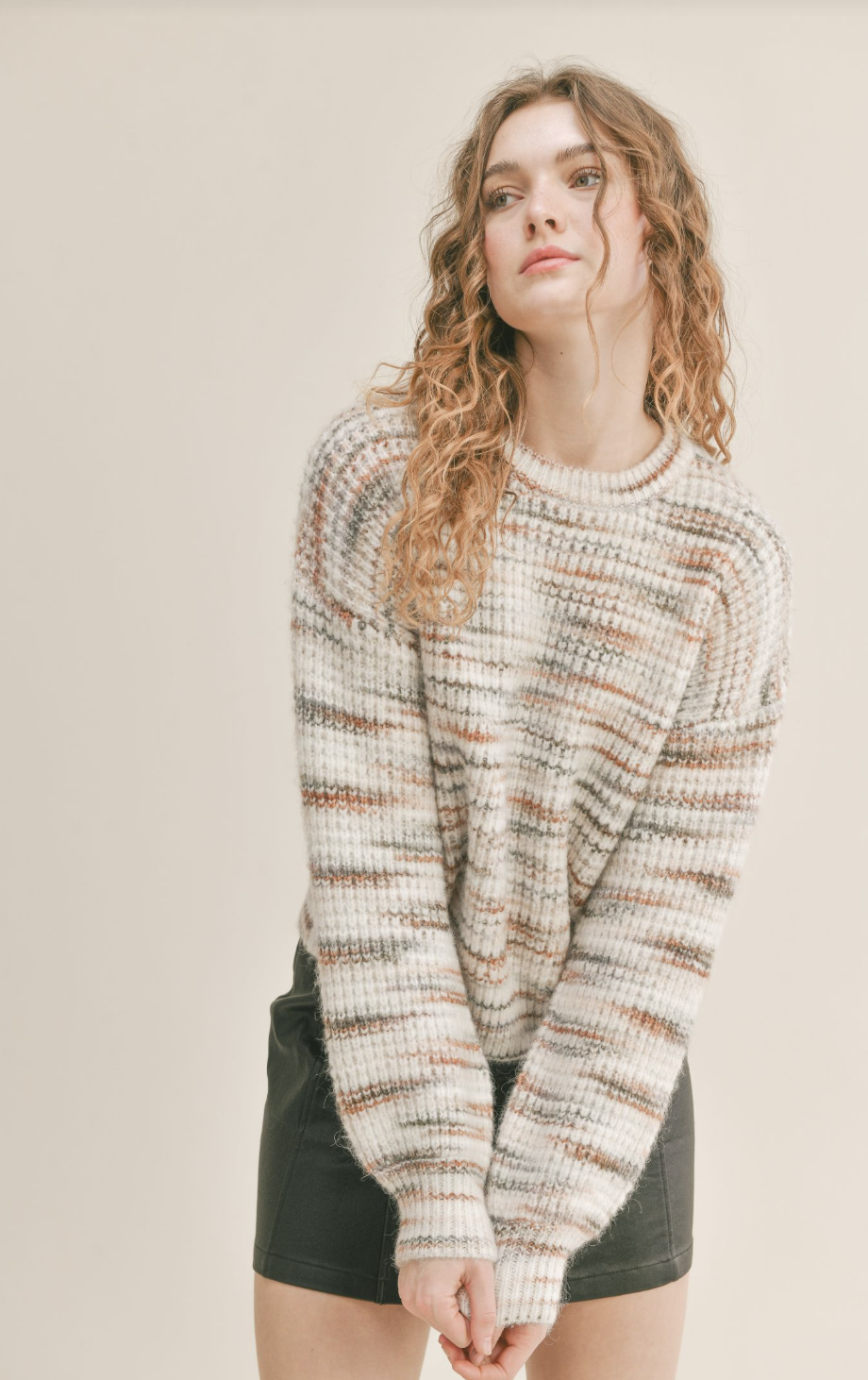 SADIE & SAGE SWEET DAZE CREW NECK SWEATER SADIE & SAGE SWEET DAZE CREW NECK SWEATER