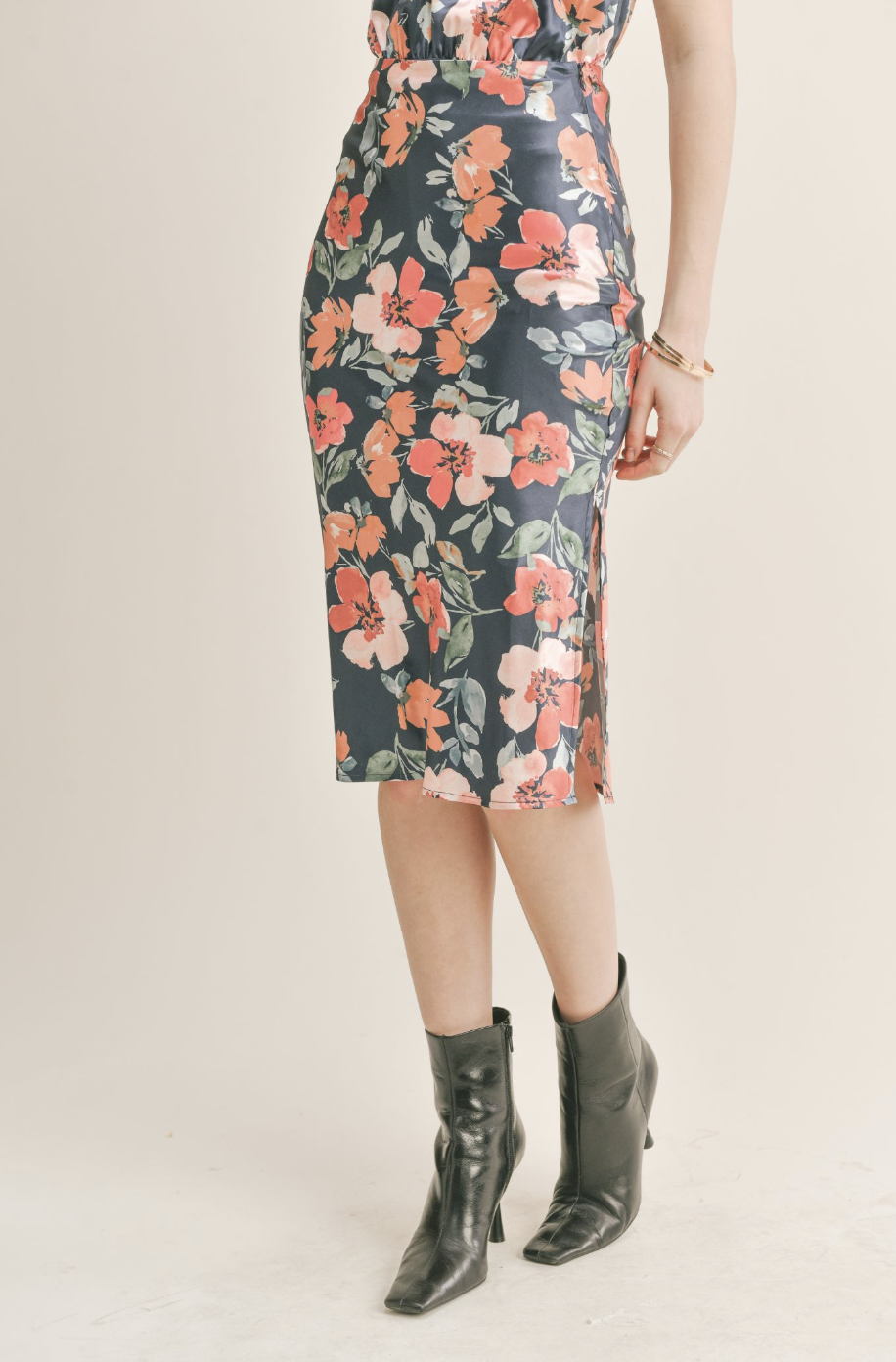 SADIE & SAGE STYLE ICON MIDI SKIRT