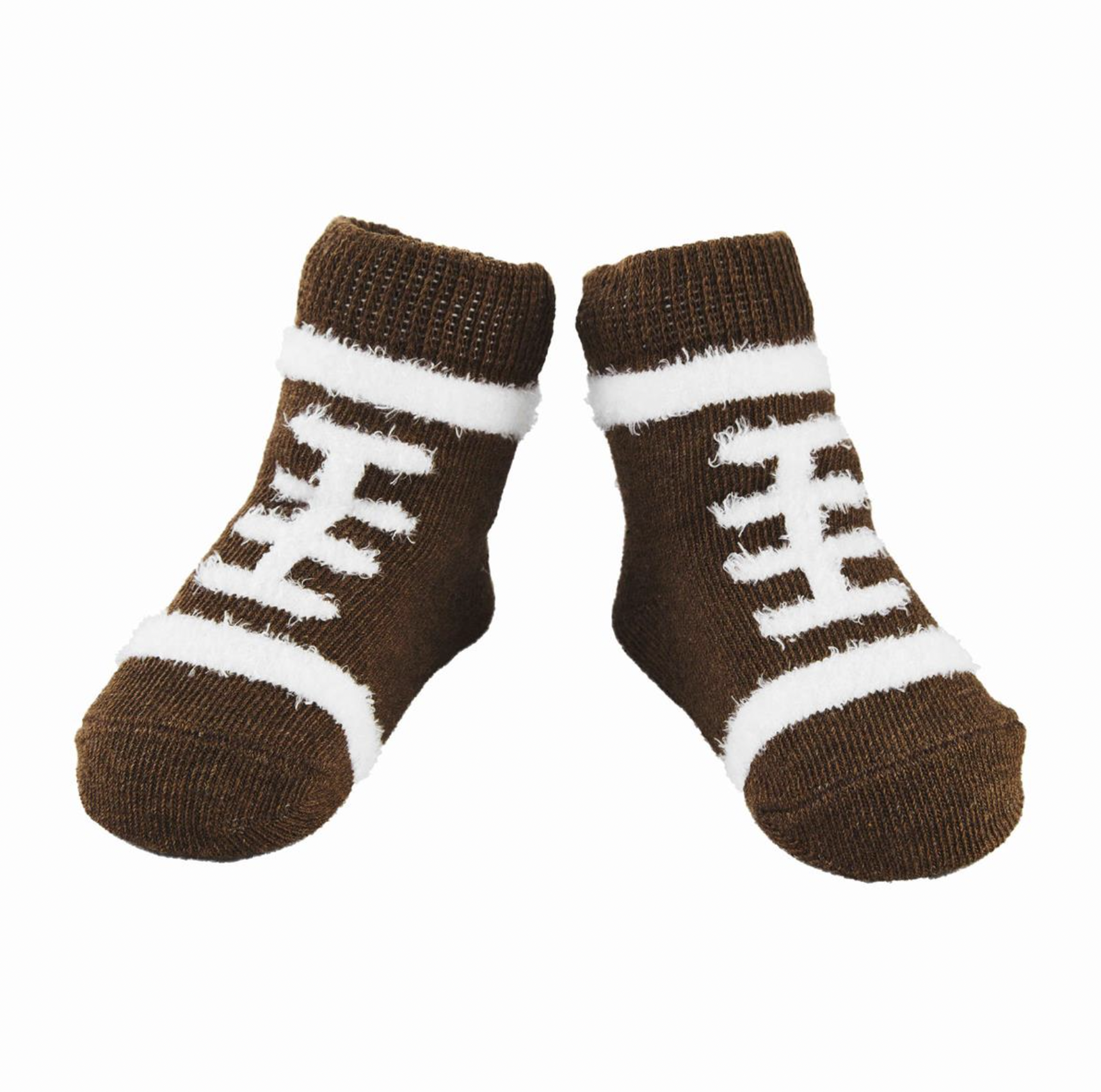 MUD PIE FOOTBALL CHENILLE SOCKS