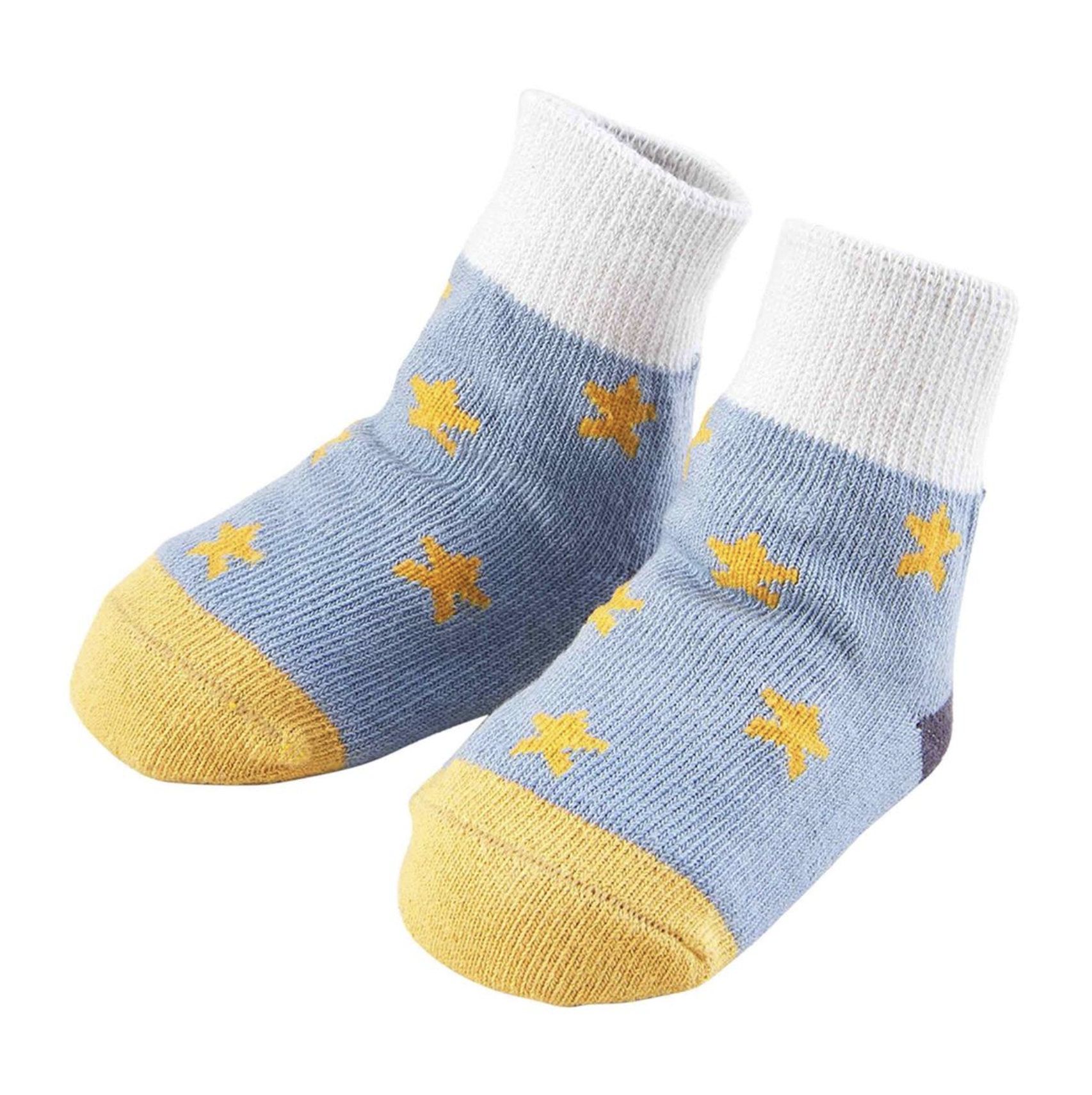 MUD PIE COLOR-BLOCK STAR SOCKS