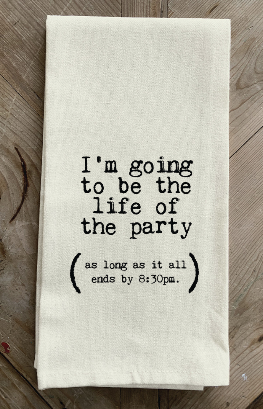 SECOND NATURE BY HAND LIFE OF THE PARTY NATURAL DISH TOWEL SECOND NATURE BY HAND LIFE OF THE PARTY NATURAL DISH TOWEL