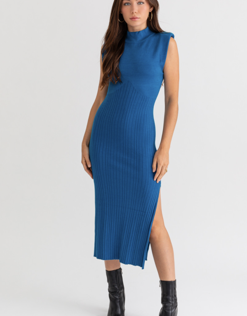 LE LIS BLUE EYES ON ME DRESS
