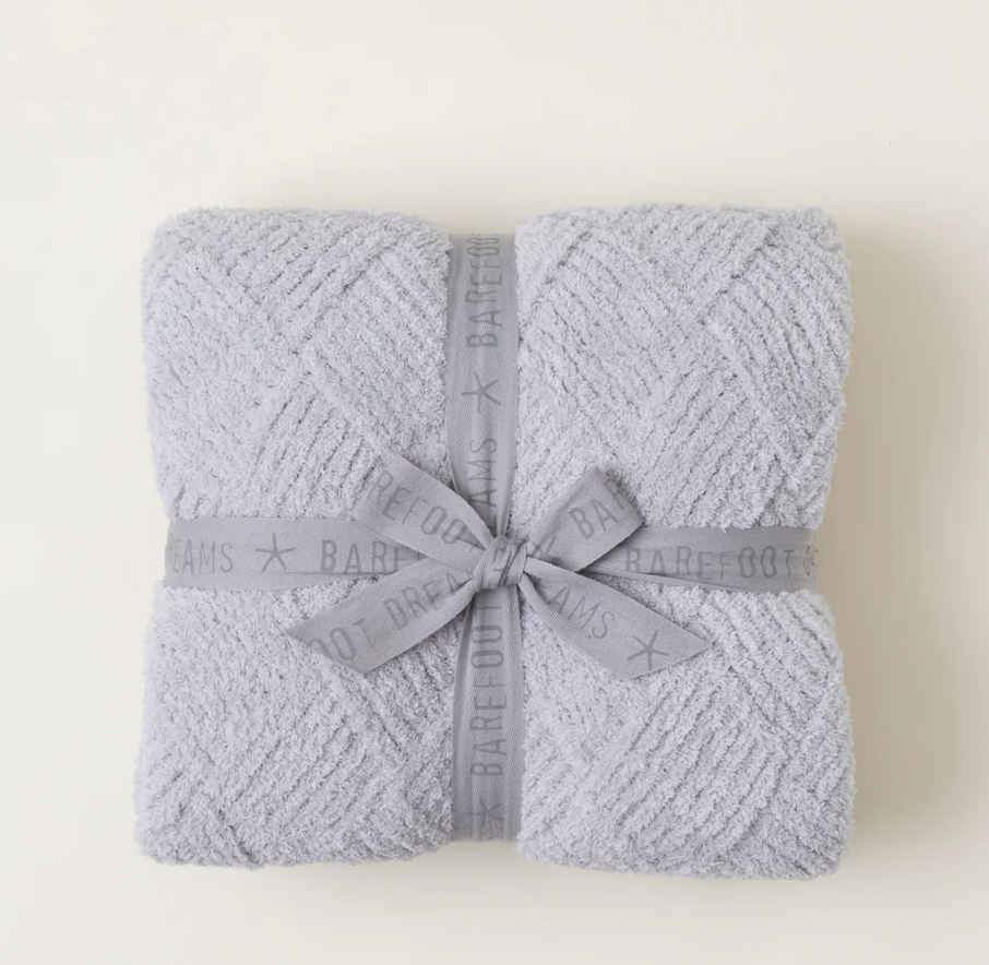 BAREFOOT DREAMS COZYCHIC DIAMOND WEAVE BLANKET