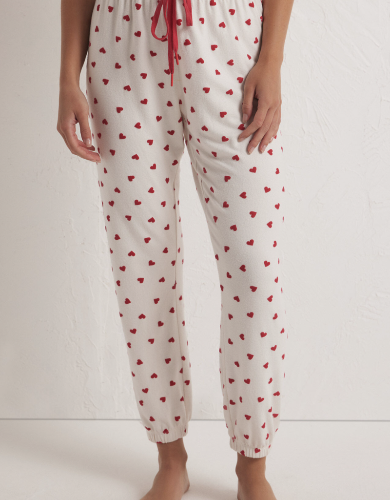 Z SUPPLY CLASSIC HEART JOGGER-VANILLA ICE