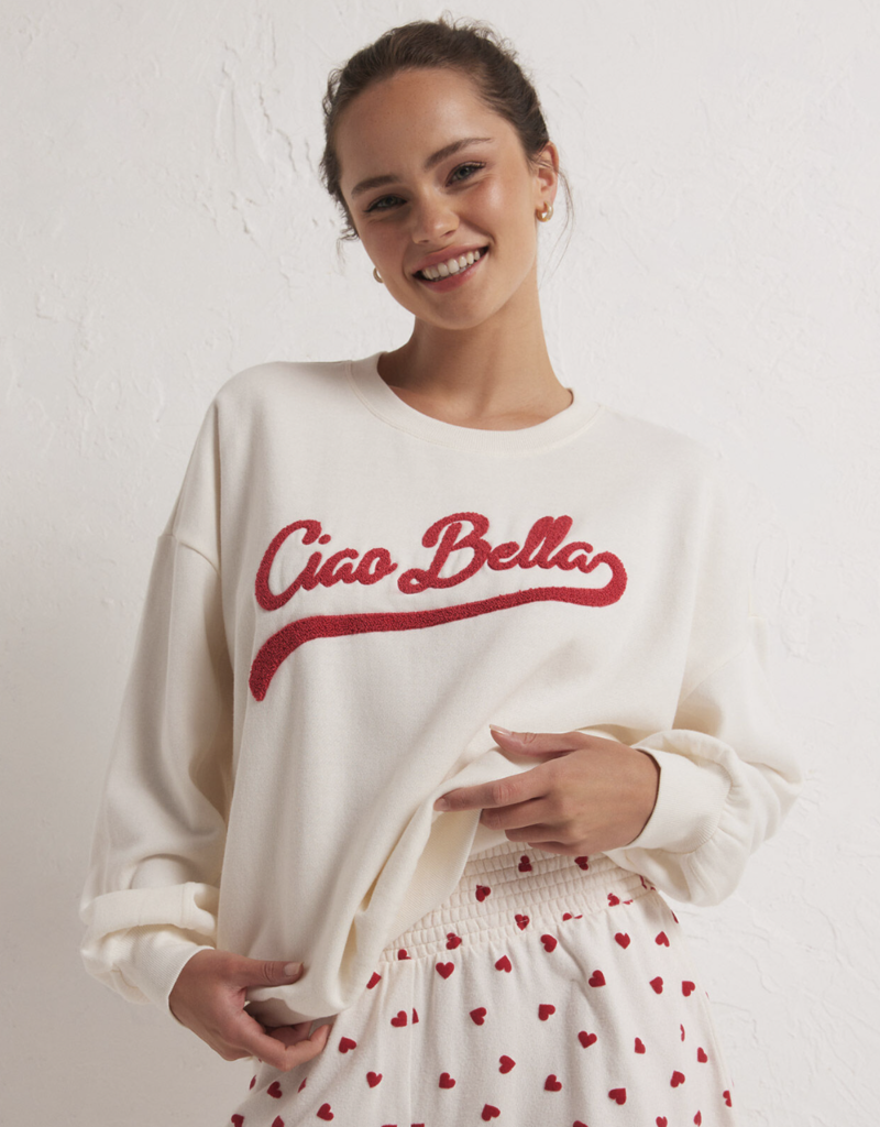 Z SUPPLY CIAO BELLA SWEATSHIRT