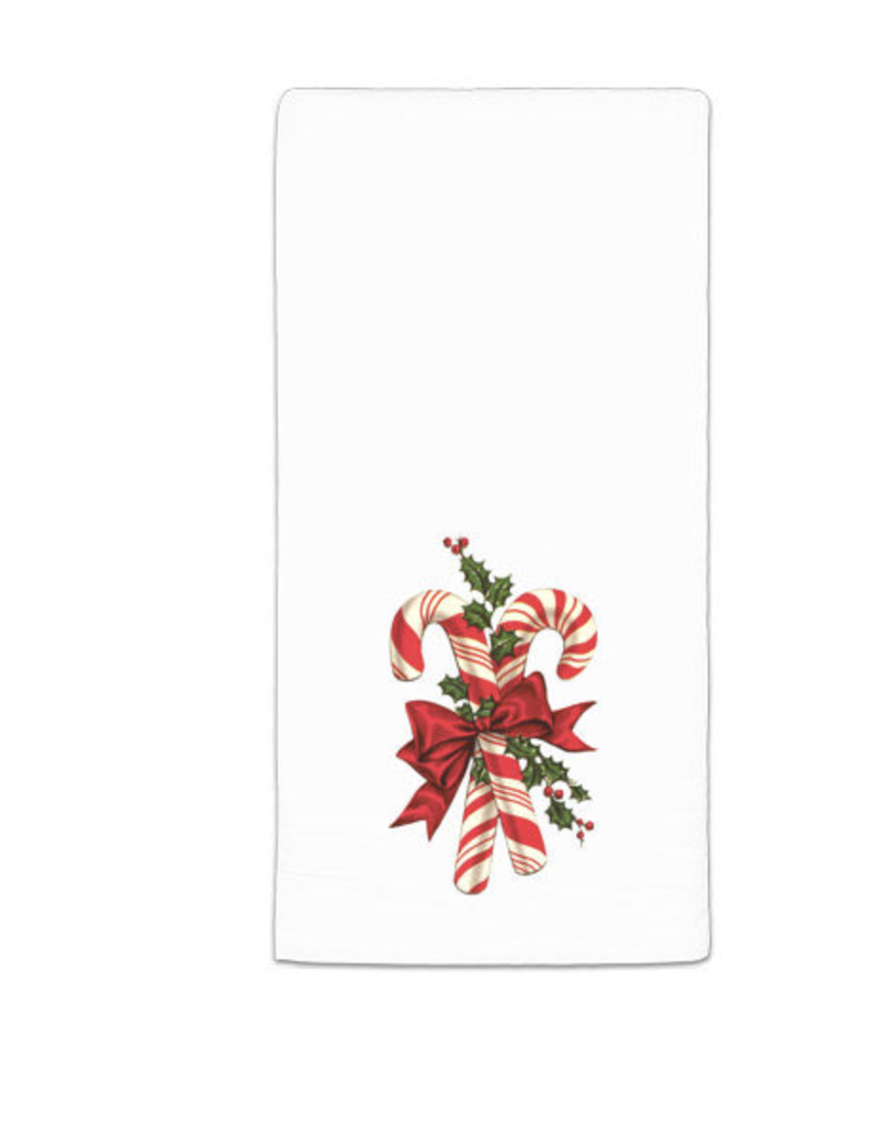 CJ BELLA CO CANDY CANES TOWEL