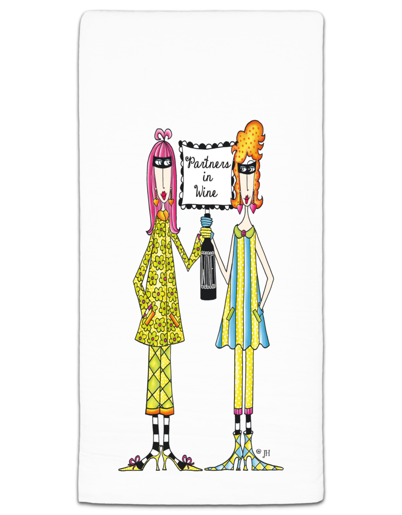 CJ BELLA CO PARTNERS IN WINE TOWEL