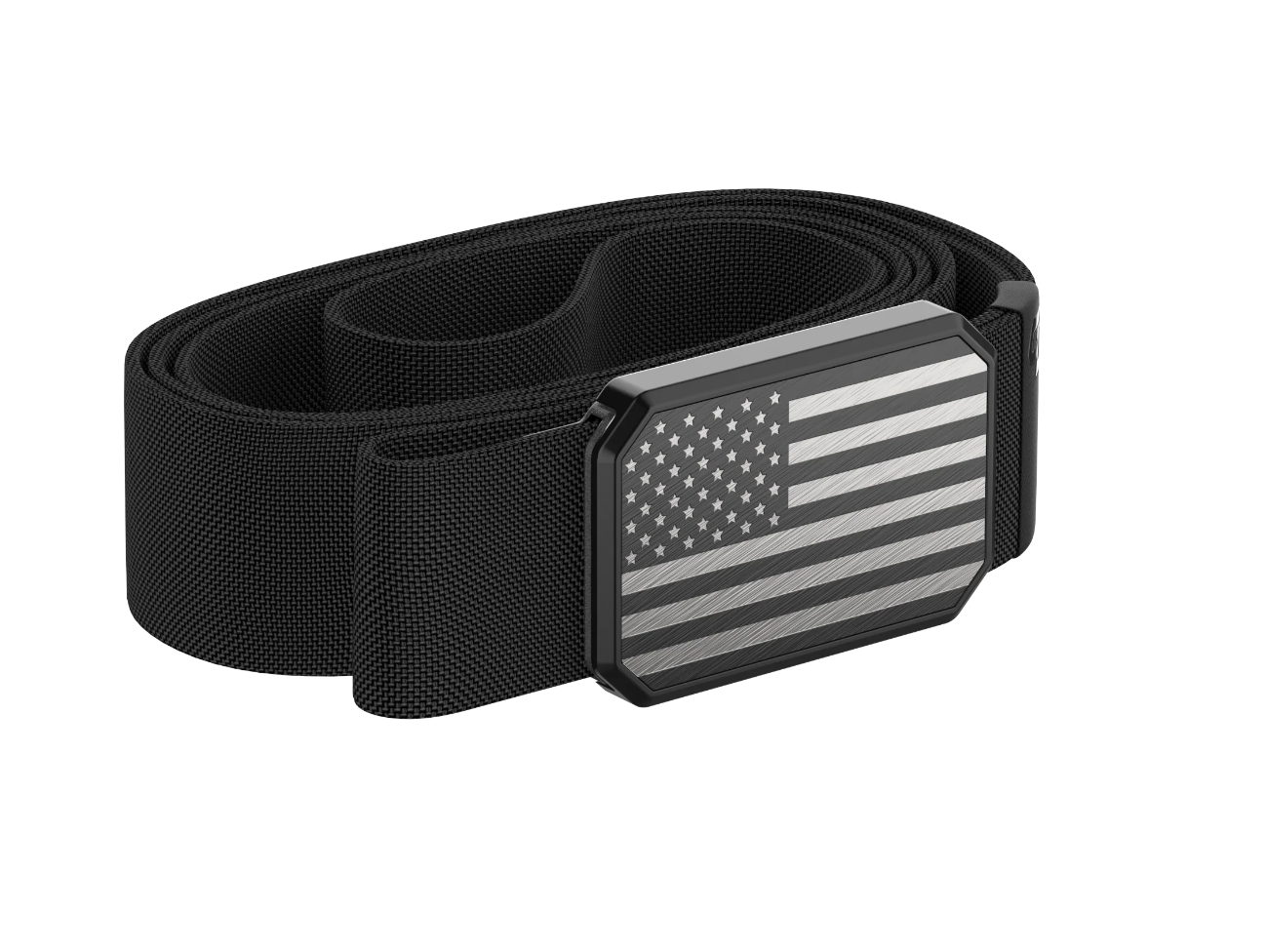 GROOVE LIFE GROOVE BELT HERO FLAG BLACK/BLACK BUCKLE