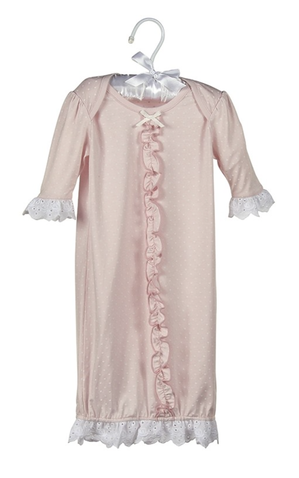 MAISON CHIC PINK DOT BAMBOO SACK GOWN-3 MONTHS MAISON CHIC PINK DOT BAMBOO SACK GOWN-3 MONTHS