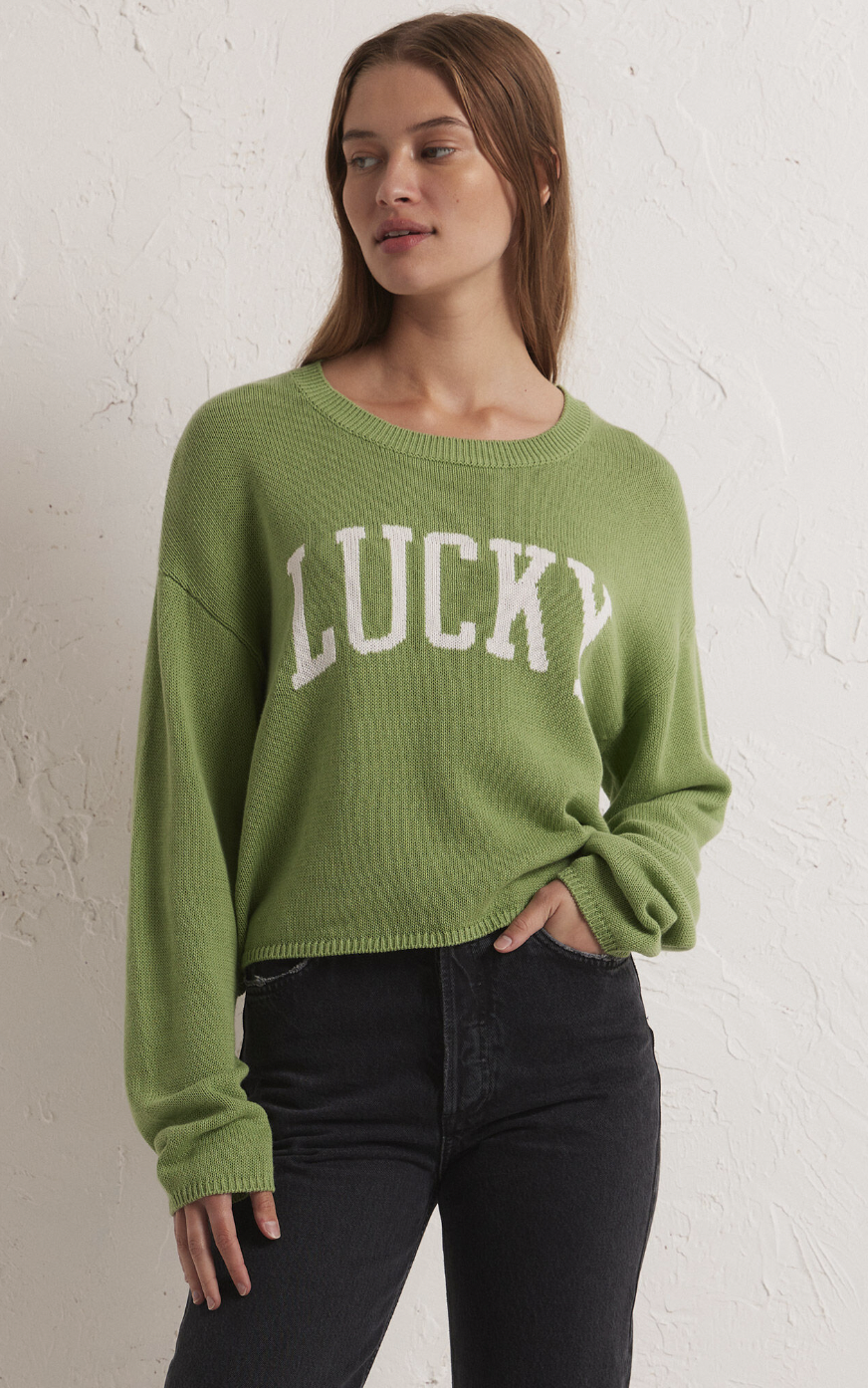 Z SUPPLY COOPER LUCKY SWEATER