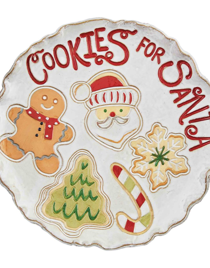 MUD PIE COOKIES FOR SANTA PLATE