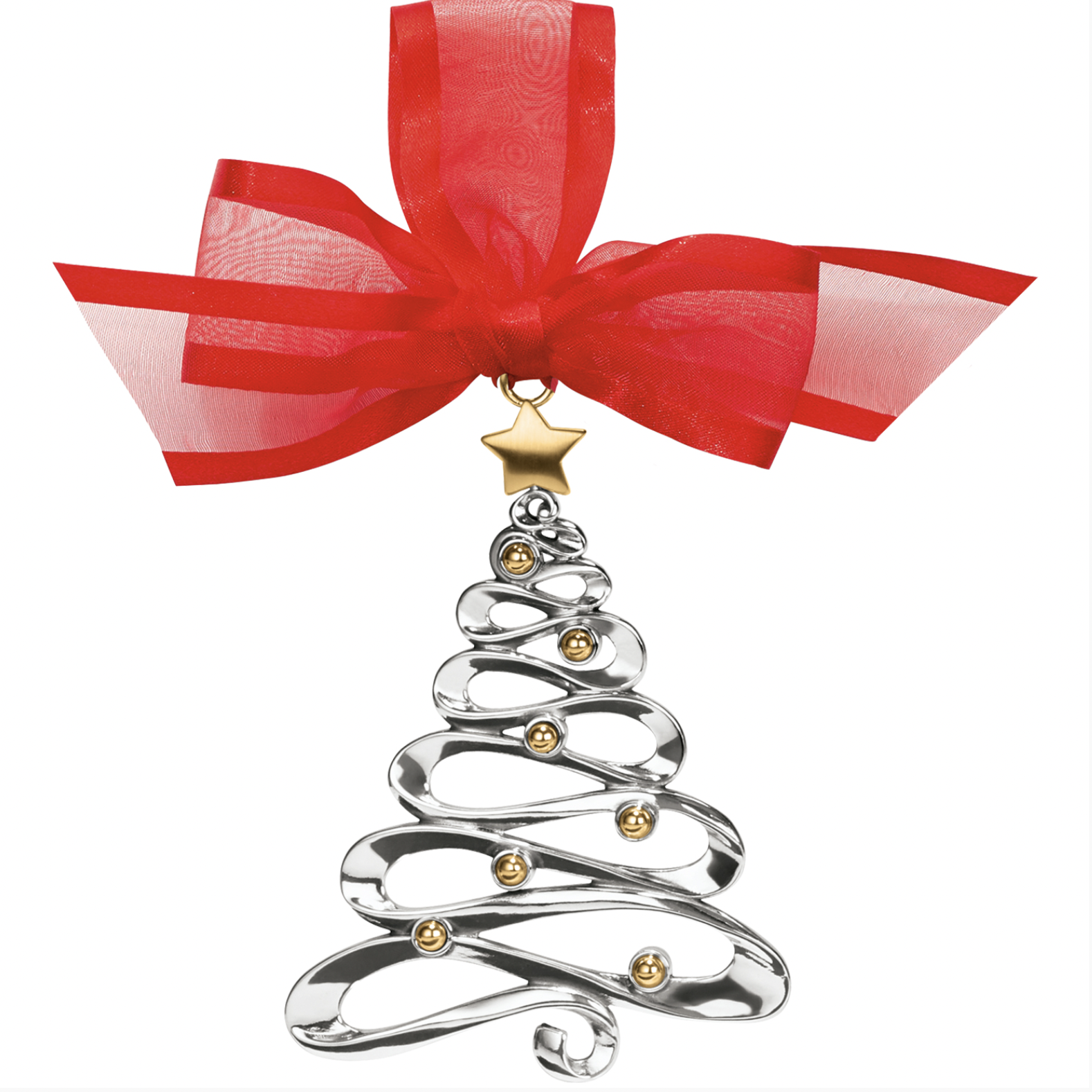 BRIGHTON Christmas Tree Two Tone Ornament