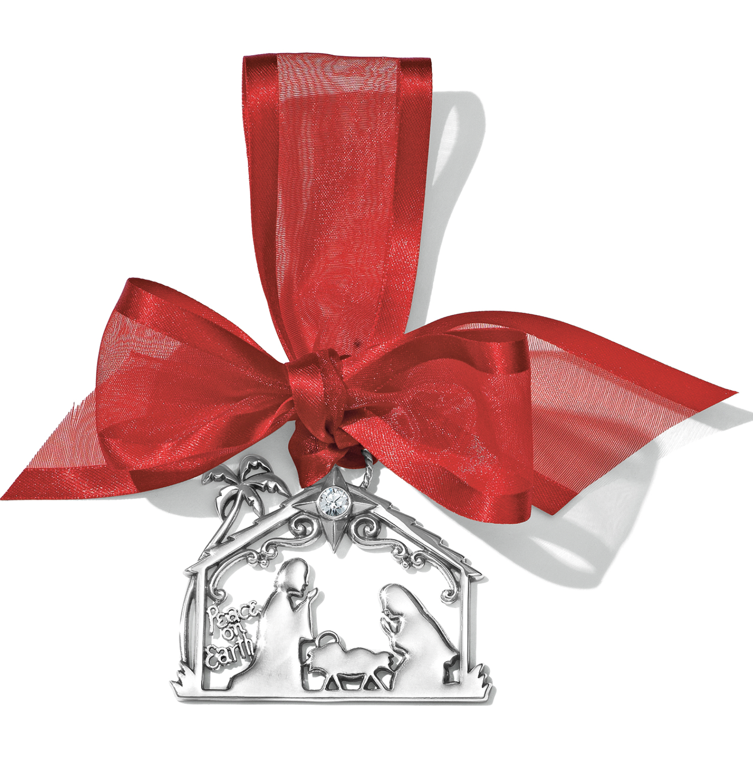 BRIGHTON CHRISTMAS MANGER ORNAMENT