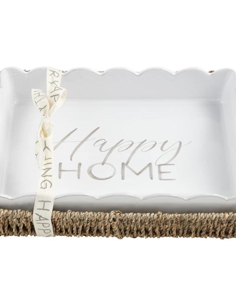 MUD PIE HAPPY HOME BAKER & BASKET SET