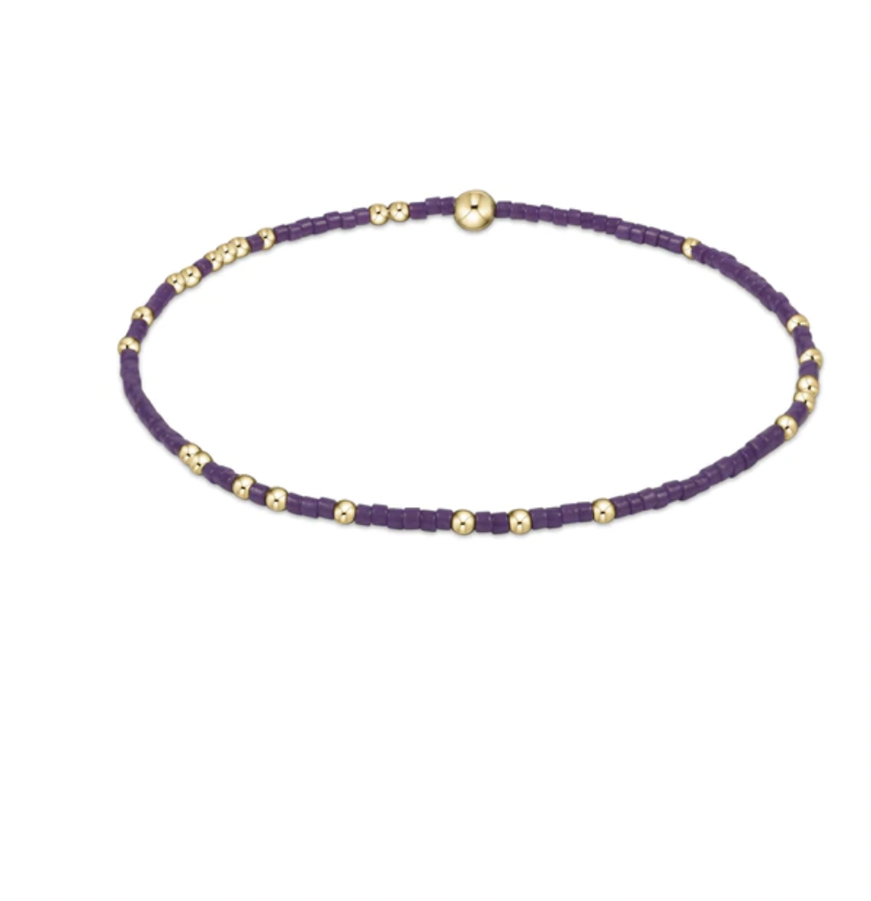 ENEWTON Gameday Hope Unwritten Bracelet-Purple