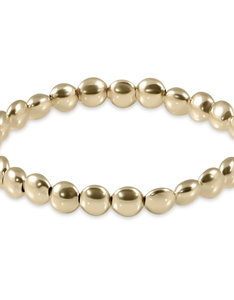 ENEWTON EXTENDS HONESTY GOLD 6MM BEAD BRACELET