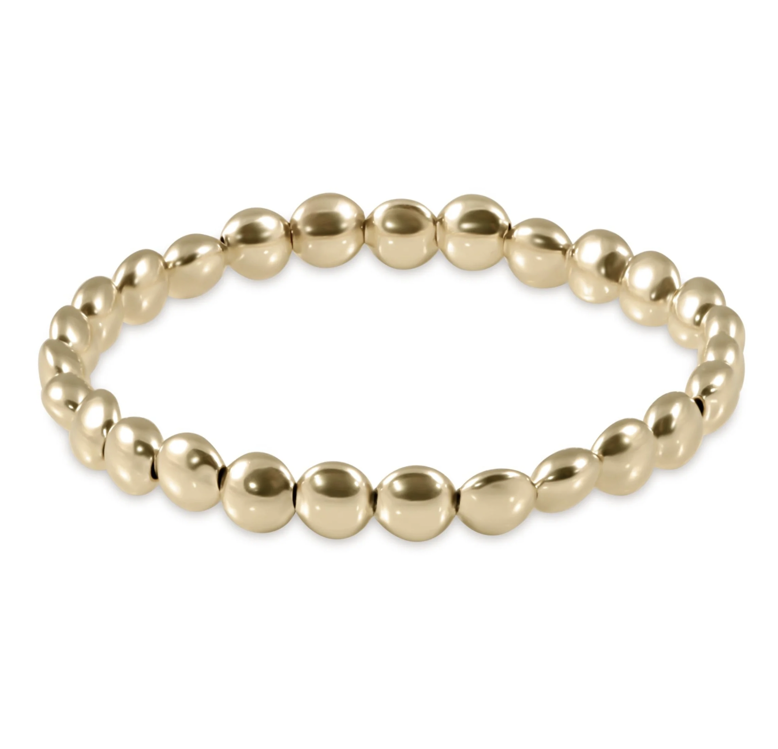 ENEWTON EXTENDS HONESTY GOLD 6MM BEAD BRACELET