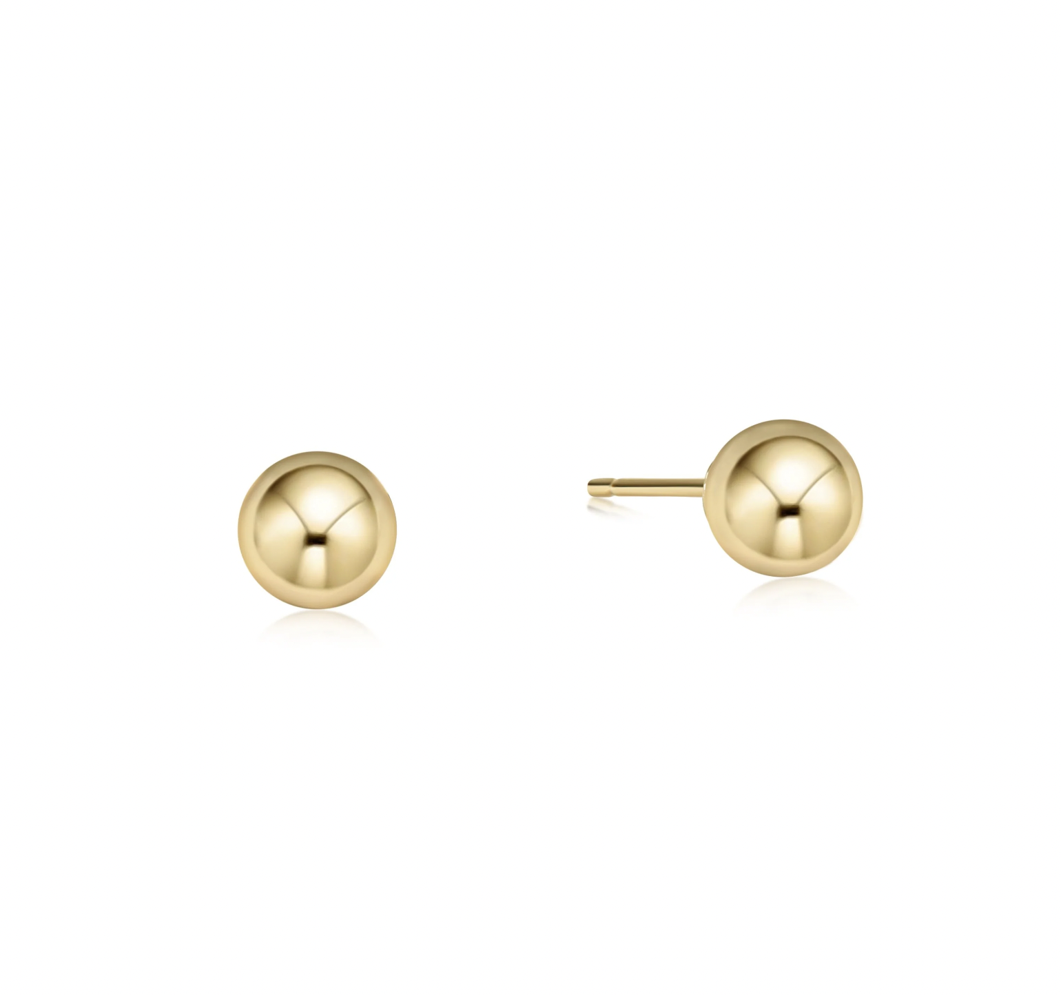 ENEWTON Classic 6mm ball stud earring-gold