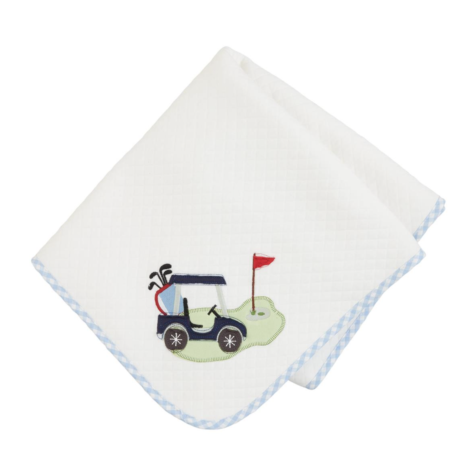 MUD PIE GOLF QUILTED BLANKET